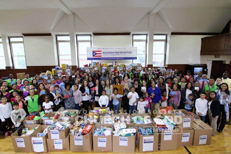 Puerto Rico, Disaster Relief, drive, Hurricane Maria, World Mission Society Church of God, WMSCOG, donations, food, packages, support, volunteer, volunteerism, PR, Connecticut, CT, Middletown