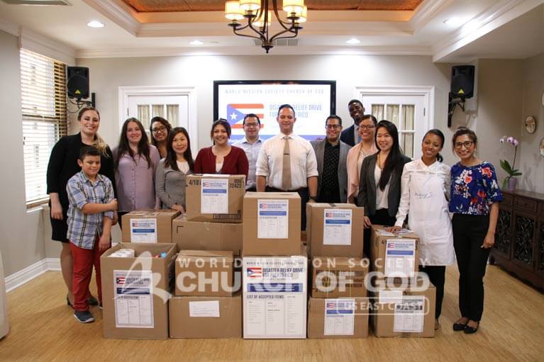 Puerto Rico, Disaster Relief, drive, Hurricane Maria, World Mission Society Church of God, WMSCOG, donations, food, packages, support, volunteer, volunteerism, PR, Connecticut, NY, Manhattan, NYC, New York City