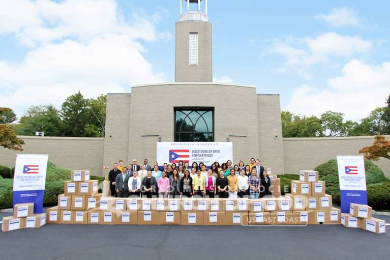 Puerto Rico, Disaster Relief, drive, Hurricane Maria, World Mission Society Church of God, WMSCOG, donations, food, packages, support, volunteer, volunteerism, PR, NJ, New Jersey, Ridgewood