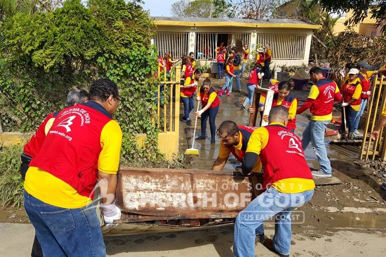Puerto Rico, Disaster Relief, drive, Hurricane Maria, World Mission Society Church of God, WMSCOG, donations, food, packages, support, volunteer, volunteerism, PR