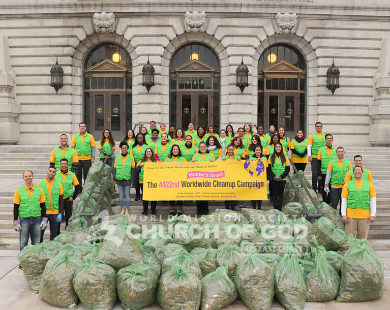 World Mission Society Church of God, WMSCOG, Mother's Street, cleanup, movement, mother, campaign, volunteerism, unity, global, world, New York, New Jersey, NJ, NY, East Coast