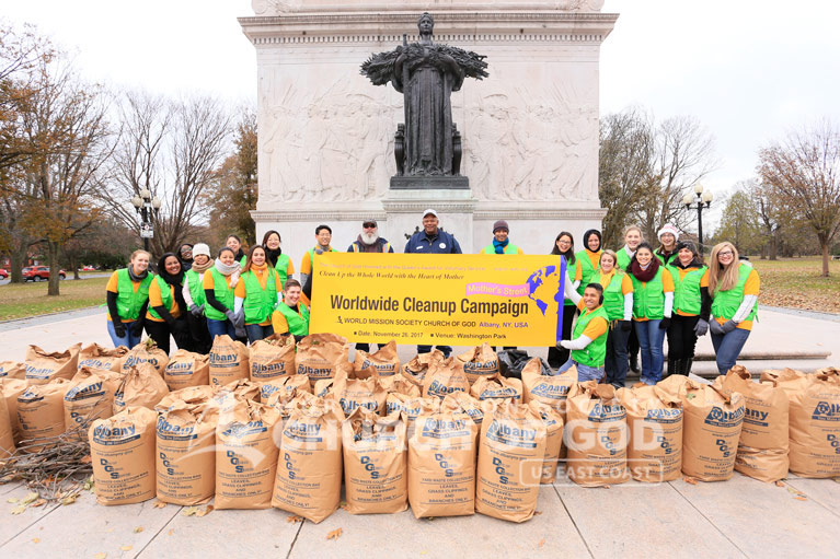 World Mission Society Church of God, WMSCOG, Mother's Street, cleanup, movement, mother, campaign, volunteerism, unity, global, world, New York, New Jersey, NJ, NY, East Coast