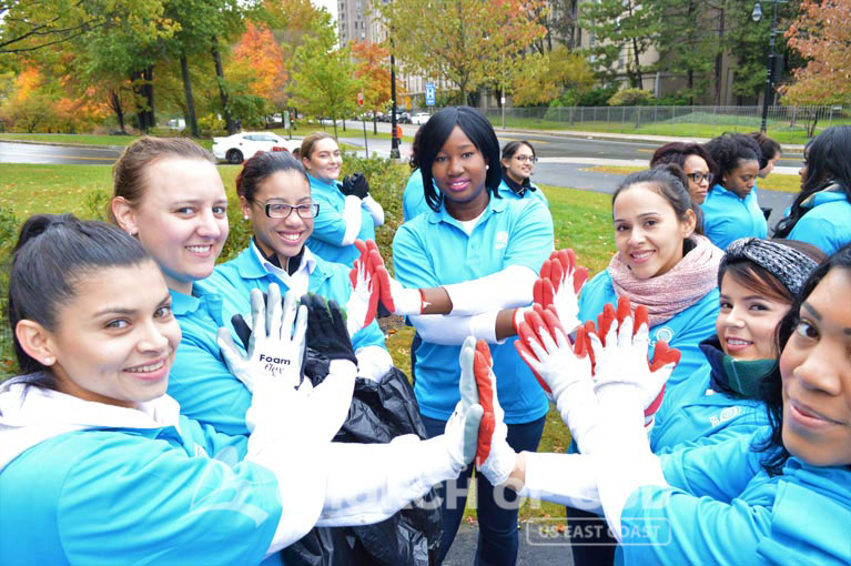 ASEZ, wmscog, world mission society church of god, boston, ma, massachusetts, cleanup, landscaping, reduce crime, volunteerism, new england, Hurricane Willa, Brookline, mother's street