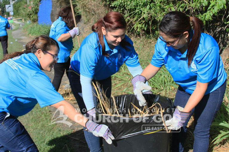 ASEZ, wmscog, world mission society church of god, PR, Puerto Rico, Guaynabo, cleanup, reduce crime, volunteerism, university