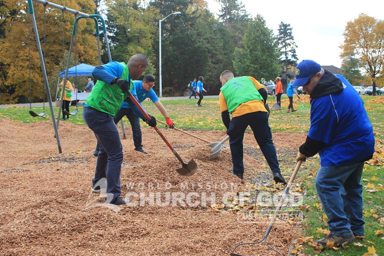 ASEZ, wmscog, world mission society church of god, NY, Syracuse, cleanup, reduce crime, volunteerism, university, Mother's Street, Thornden Park