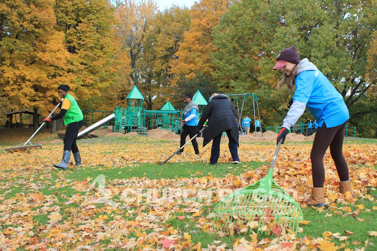 ASEZ, wmscog, world mission society church of god, NY, Syracuse, cleanup, reduce crime, volunteerism, university, Mother's Street, Thornden Park
