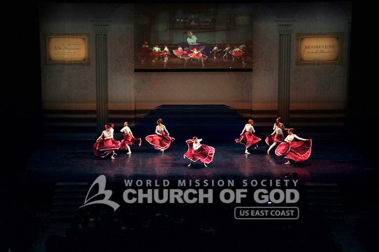 Anniversary, World Mission Society Church of God, WMSCOG, Mother's love, global harmony, world peace, choir, orchestra, dancing, performance, NJPAC