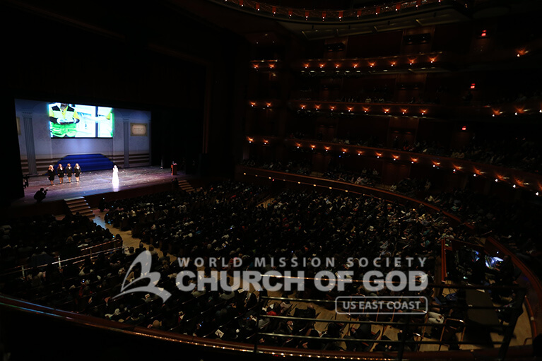  Anniversary, World Mission Society Church of God, WMSCOG, Mother's love, global harmony, world peace, choir, orchestra, dancing, performance, NJPAC