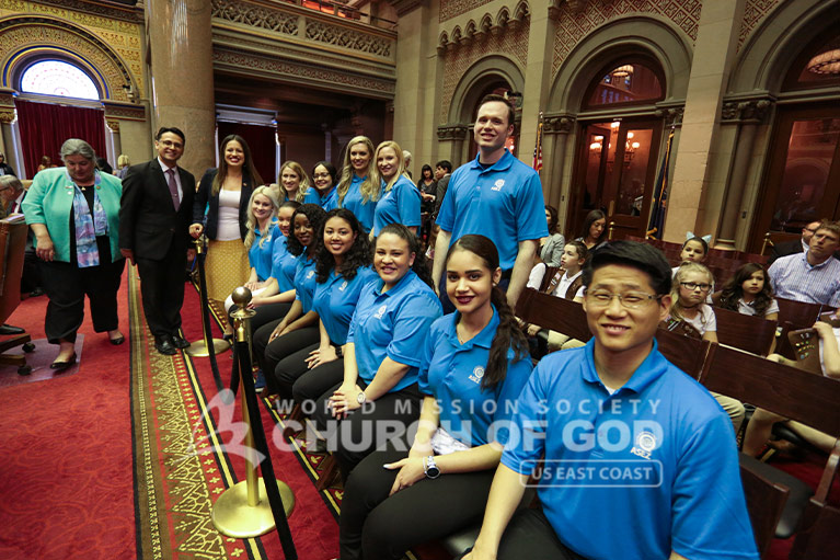 ASEZ volunteers at the NYS Assembly Session